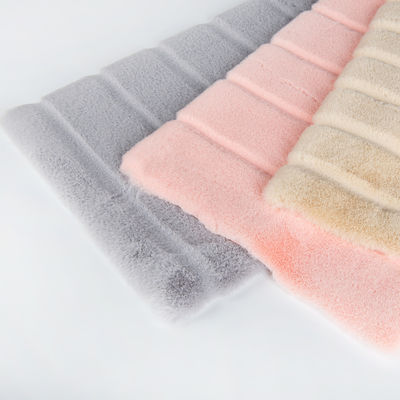 Tejido de piel de conejo de peluche solar suave cepillado 100% poliéster Contigo de hilo 80S × 80S