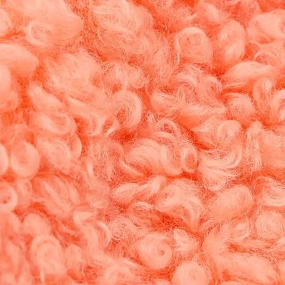 Tejido de lana de peluche de punto con patrón impreso para capas de pelo Muestra gratuita ofrecida