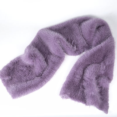 Tejido de piel de zorro falso suave y lujoso para el abrigo de la dama Escarla de piel Pom Pom ancho 58/60