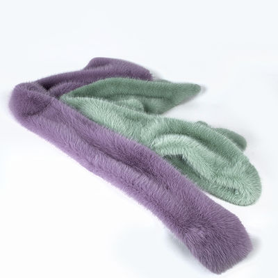 Tejido de piel de zorro falso suave y lujoso para el abrigo de la dama Escarla de piel Pom Pom ancho 58/60
