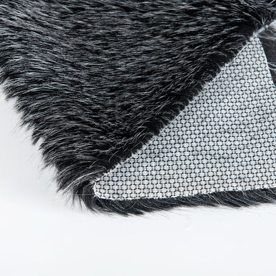 Tejido de piel falsa de pila larga para la personalización de prendas de vestir con material de peluche 100% arcílico