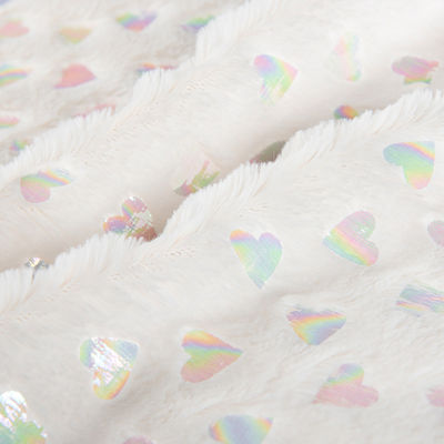100% de poliéster espumoso Sequin Stick PV Velvet Plush Tejido de oro brillante 58/60" de ancho