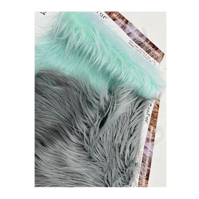 Tejido de piel de peluche de pila larga para prendas de vestir juguetes mantas y cortinas