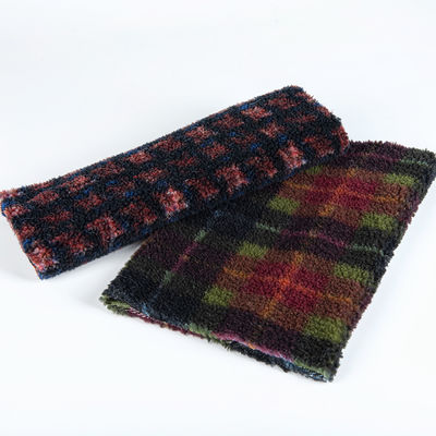 Tejido de peluche de poliéster 100% Jacquard Tejido Sherpa Perfecto para lanzar mantas