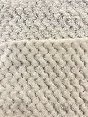 Dos lados de tejido de punto de patrón personalizado Jacquard piña flanel de lana de chaqueta para zapatos