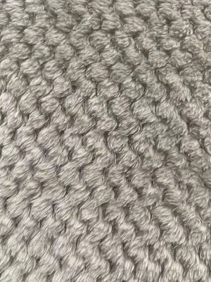 Dos lados de tejido de punto de patrón personalizado Jacquard piña flanel de lana de chaqueta para zapatos