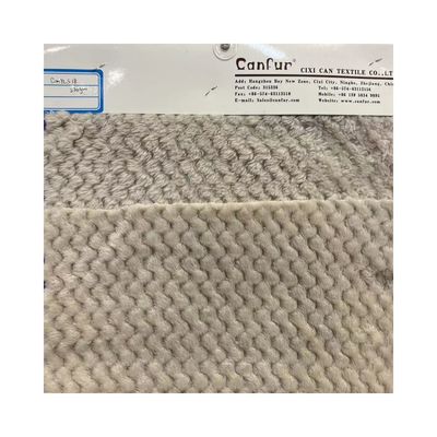 Dos lados de tejido de punto de patrón personalizado Jacquard piña flanel de lana de chaqueta para zapatos
