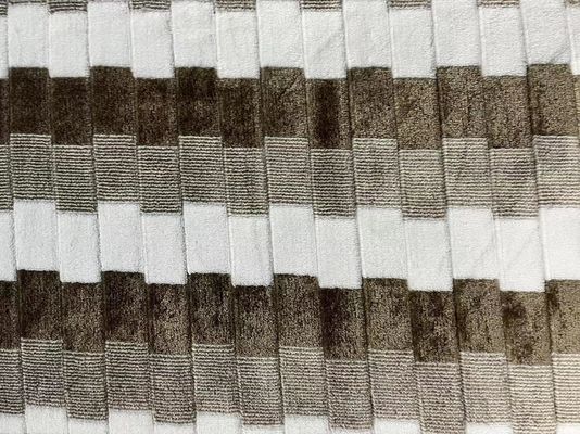Tejido de lana de poliéster de jacquard trenzado La mejor opción para prendas de moda
