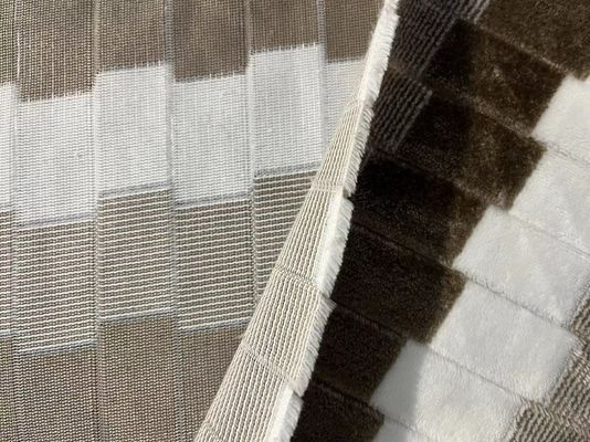 Tejido de lana de poliéster de jacquard trenzado La mejor opción para prendas de moda