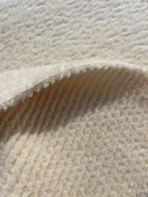 Tejido de doble cara Tejidos para el hogar súper cálidos Cepillo de piel falsa de pila larga Tejido para manta