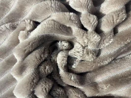 Cubierta de invierno personalizada de tejido de lana de franela súper suave con recuento de hilo personalizable