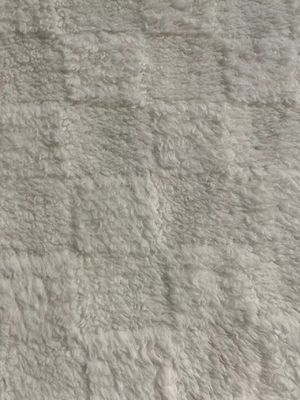 Tejido de lana de patrón de jacquard de punto suave para Shu Velvetine doble lado Mirco Sherpa