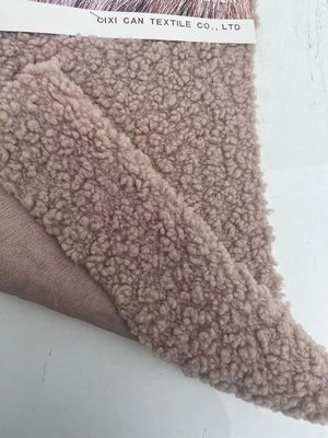Tejido de lana de peluche de tejido de punto suave y duradero para el hogar