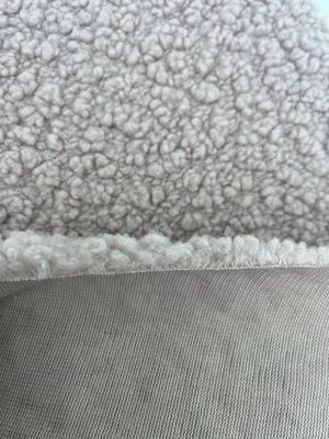 Tejido de lana de peluche de tejido de punto suave y duradero para el hogar