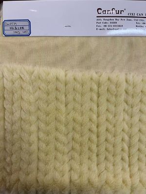 Tejido de piel corta de piel suave de piel falsa para abrigo Cuenta de hilo de juguete longitud de contacto 60 cm color gris
