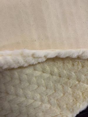 Tejido de piel corta de piel suave de piel falsa para abrigo Cuenta de hilo de juguete longitud de contacto 60 cm color gris