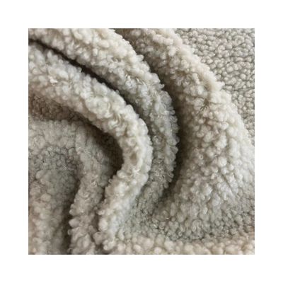 Tejido de lana de peluche para el hogar textil/ropa/juguetes resistente a la abrasión y personalizable