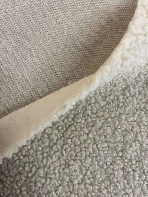 Tejido de lana de peluche para el hogar textil/ropa/juguetes resistente a la abrasión y personalizable