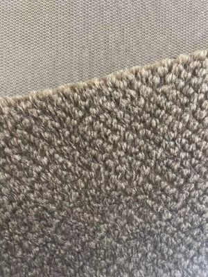 Tejido de peluche suave artificial de piel falsa Sherpa Teddy con material delantero 100% poliéster