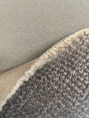 Tejido de peluche suave artificial de piel falsa Sherpa Teddy con material delantero 100% poliéster
