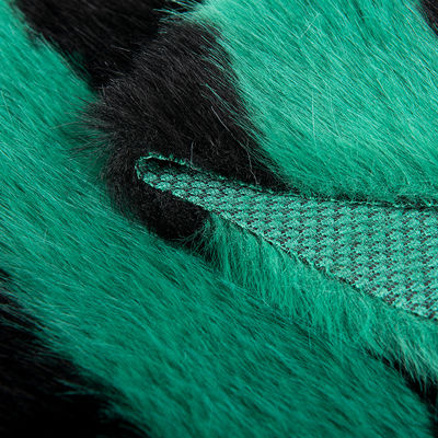 Tejido de piel limpia artificial de jacquard personalizable con material de espalda 100% poliéster