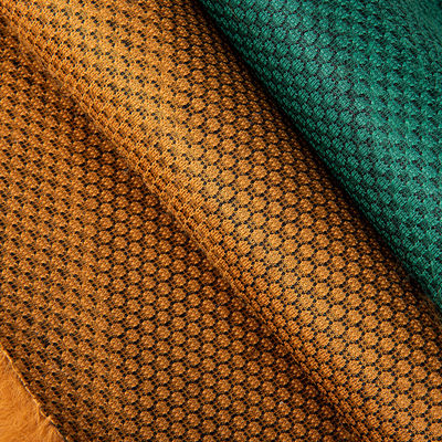Tejido de piel limpia artificial de jacquard personalizable con material de espalda 100% poliéster