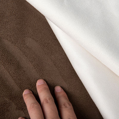 Tejido de piel de conejo de punto Tejido para textiles para el hogar / prendas de vestir / alfombras Ancho 58/60 pulgadas