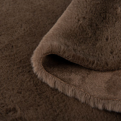Tejido de piel de conejo de punto Tejido para textiles para el hogar / prendas de vestir / alfombras Ancho 58/60 pulgadas